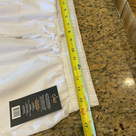 White CALI Sport Jogger Sweatpants - Picture 10 of 10